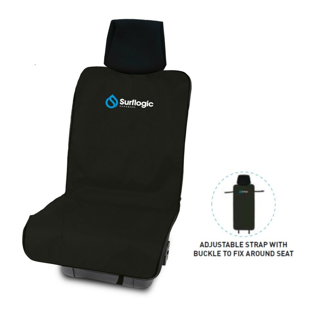 SURF LOGIC CAR SEAT COVER SINGLE NEOPRENE BLACK
