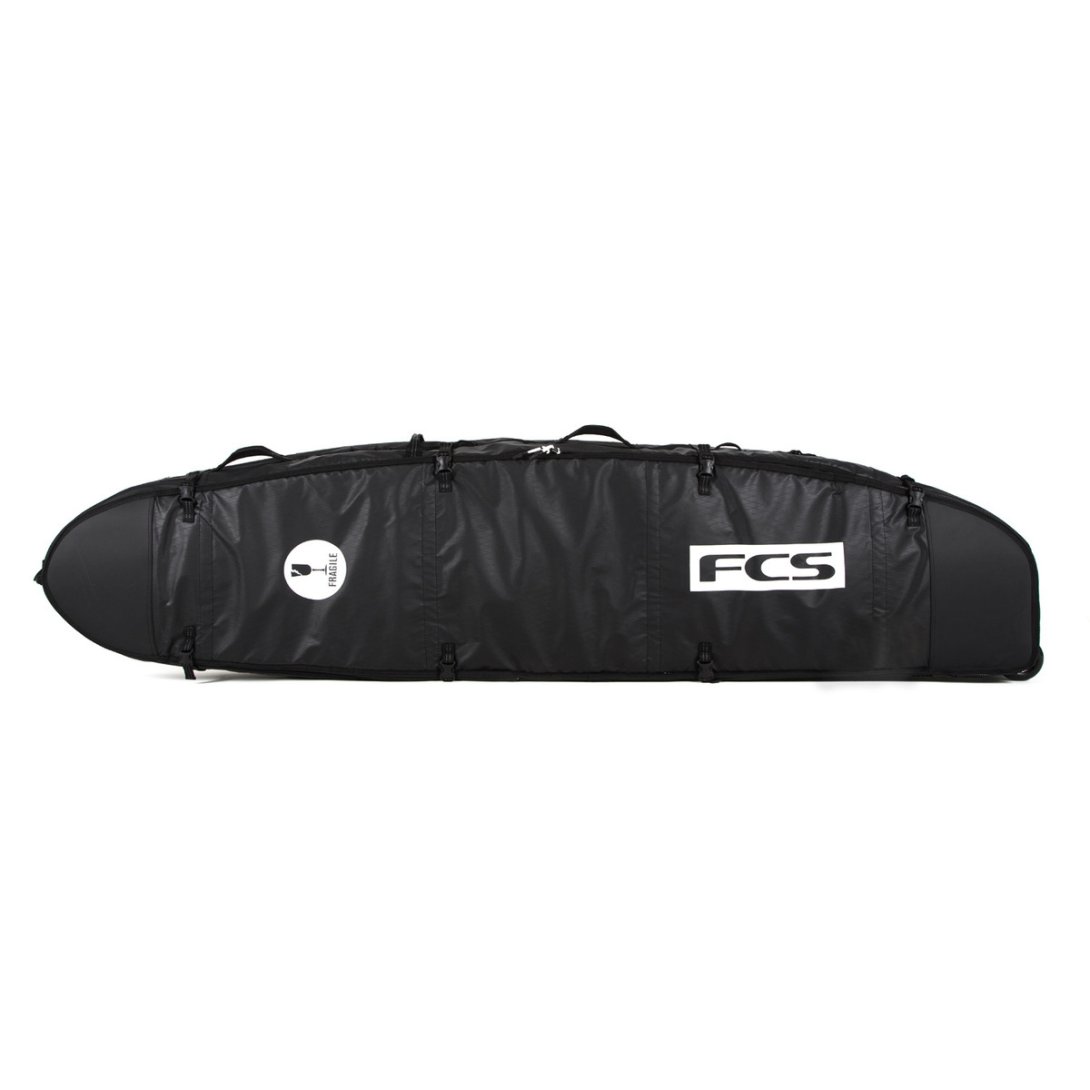 SACCA TRAVEL DOPPIA 9'2" LONGBOARD WHEELIE BLACK GREY