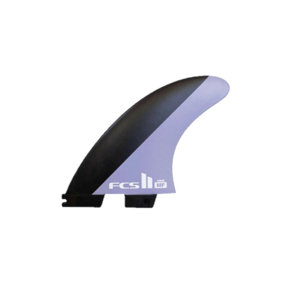 FCS II MICK FANNING PC CHARCOAL/LAVANDER LARGE TRI FINS