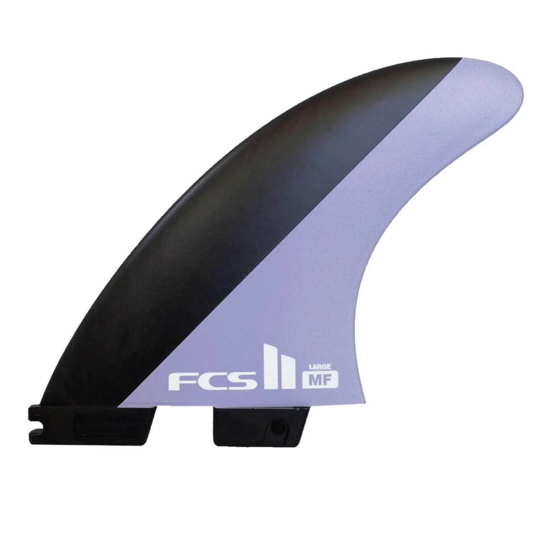 FCS II MICK FANNING PC MEDIUM CHARCOAL/LAVENDER TRI FINS