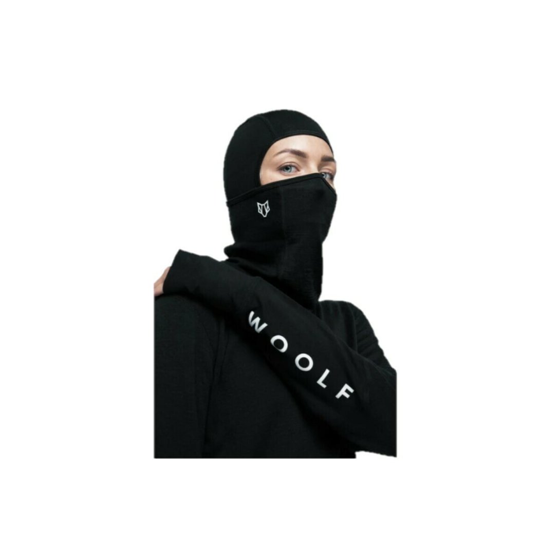 WOOLF SVARTHETTA BALACLAVA- UNI-BLACK