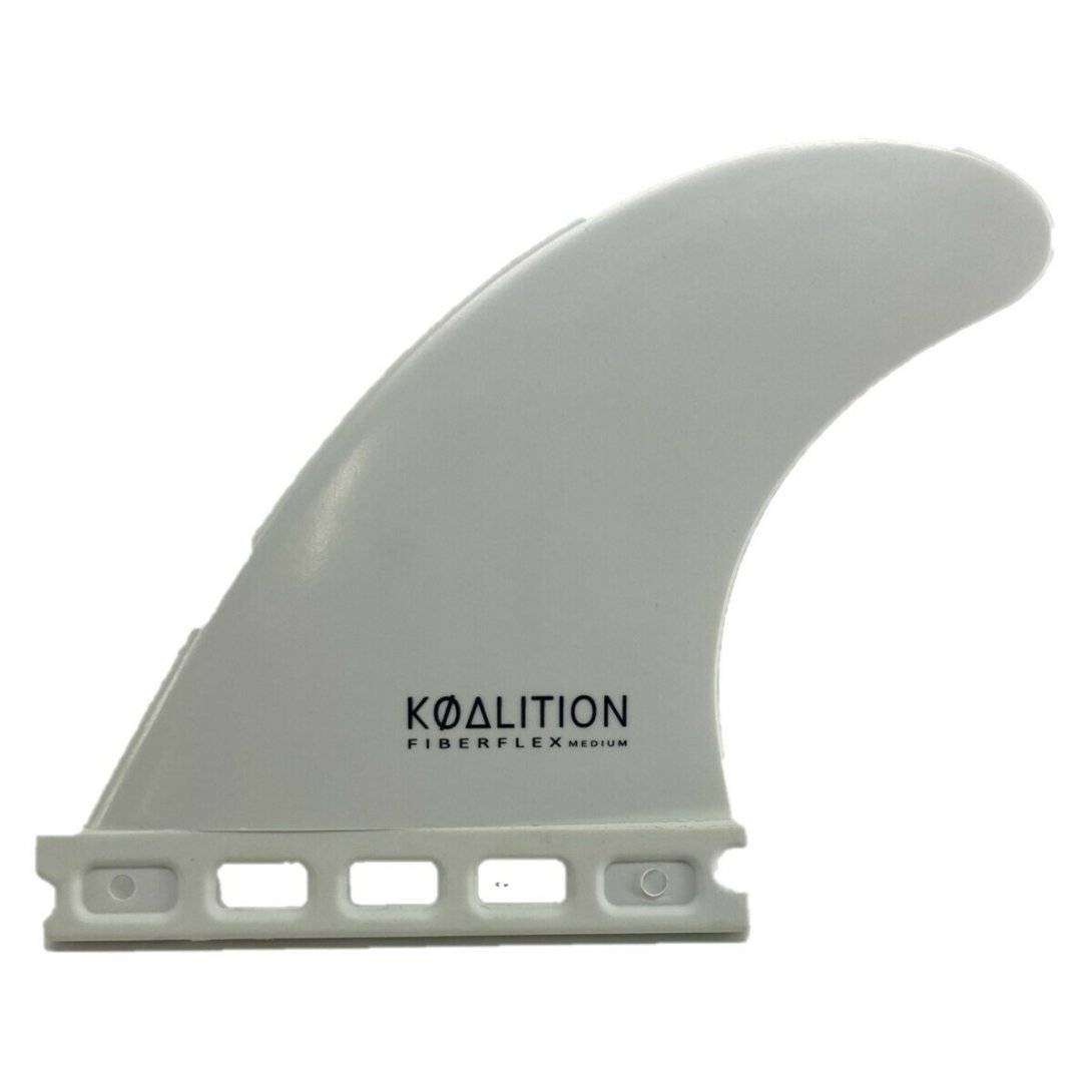 KOALITION FIBERFLEX TRI FIN LARGE FUTURE WHITE