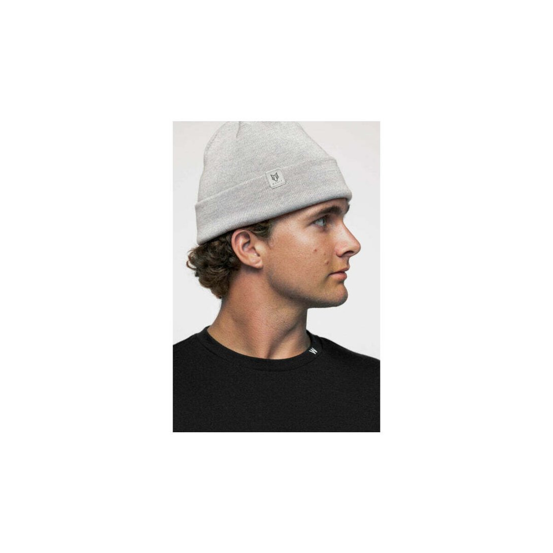 WOOLF TOTTEN BEANIE-UNI-ROCK GREY-OS
