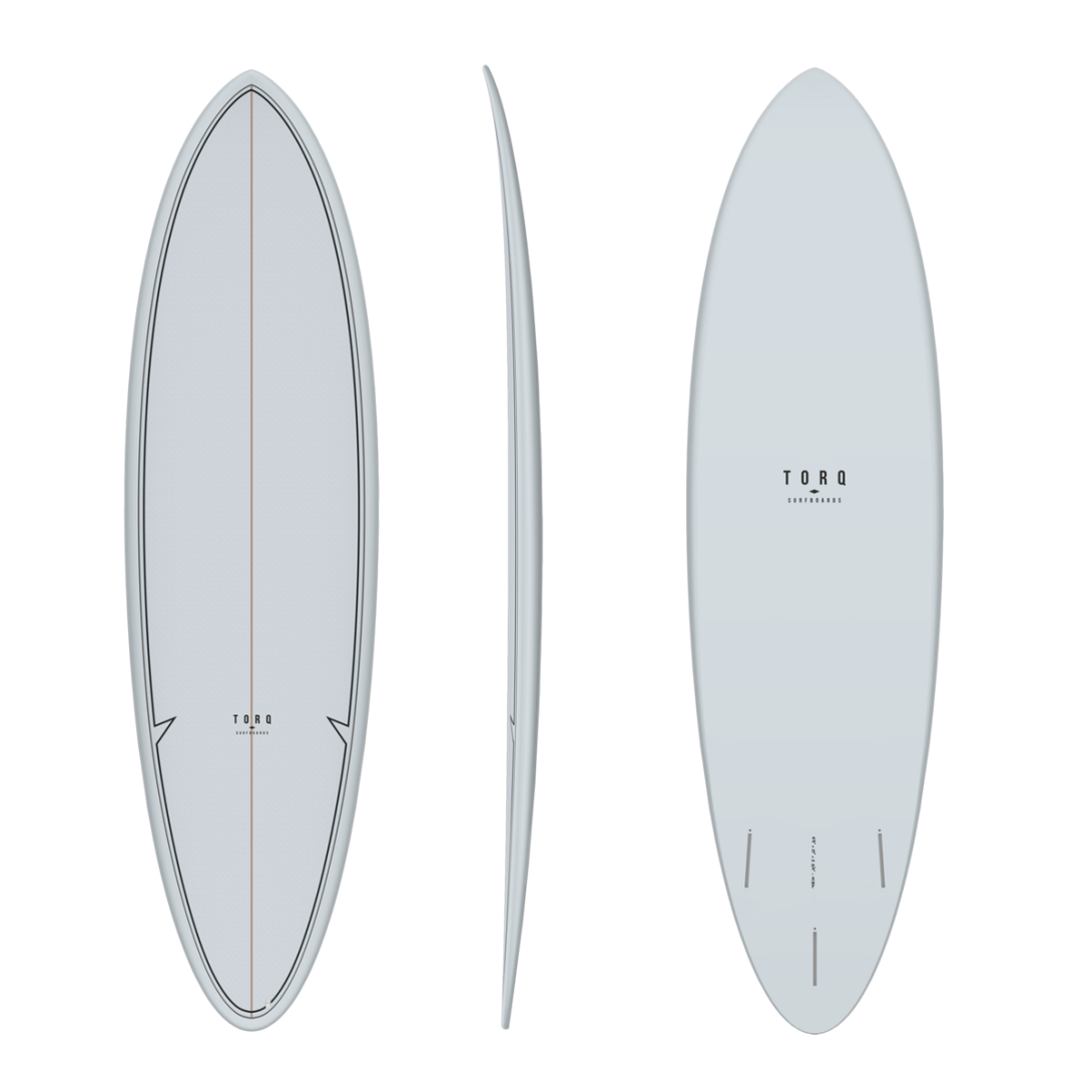 TORQ TET 6'8" FUN CLASSIC COLOR GRAY PATTERN 41.8LT