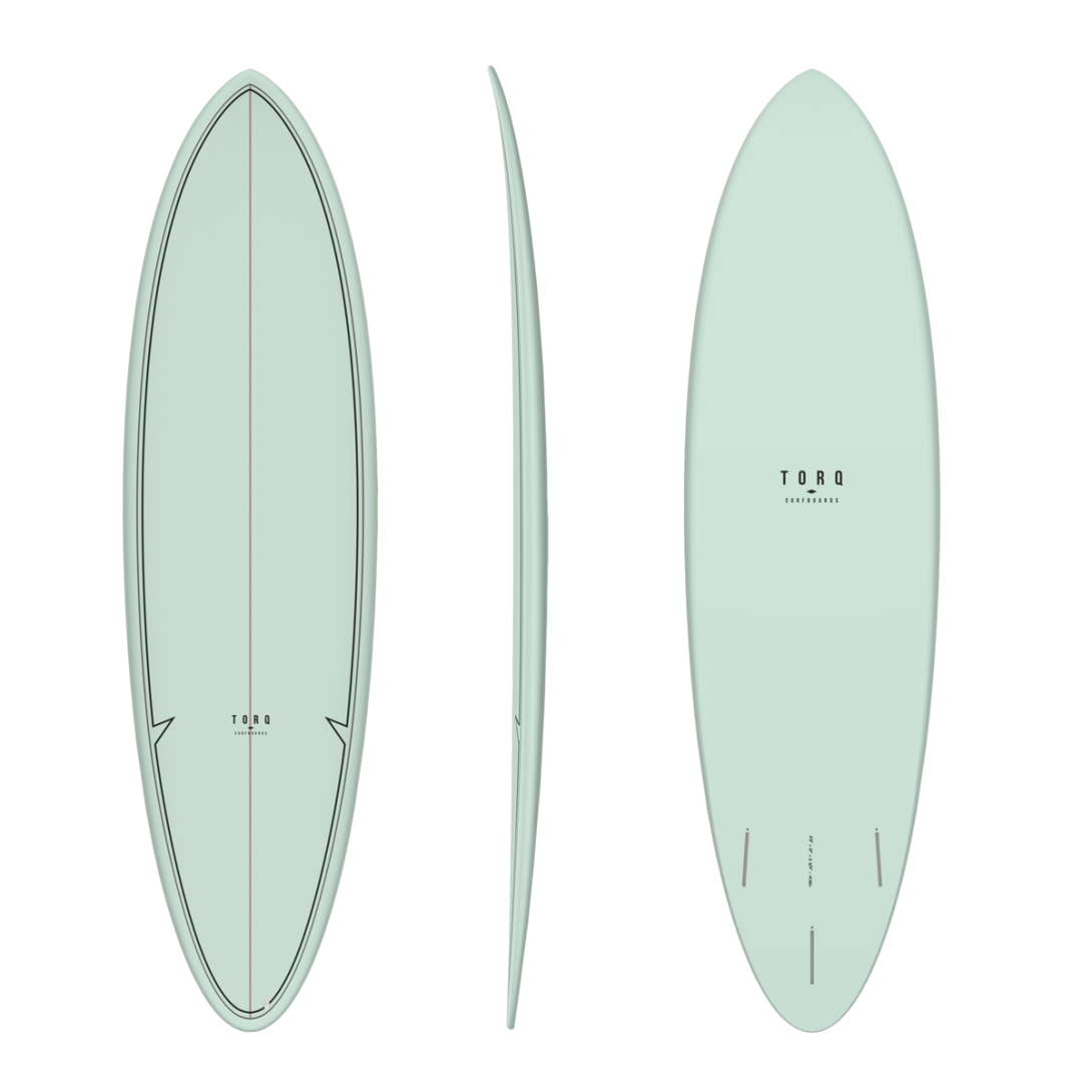 TORQ TET 6'8" FUN CLASSIC COLOR PALM+PATTERN 41.8LT