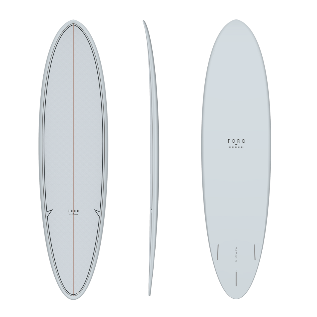 TORQ TET 7'2" FUN CLASSIC COLOR GRAY PATTERN  47.2LT