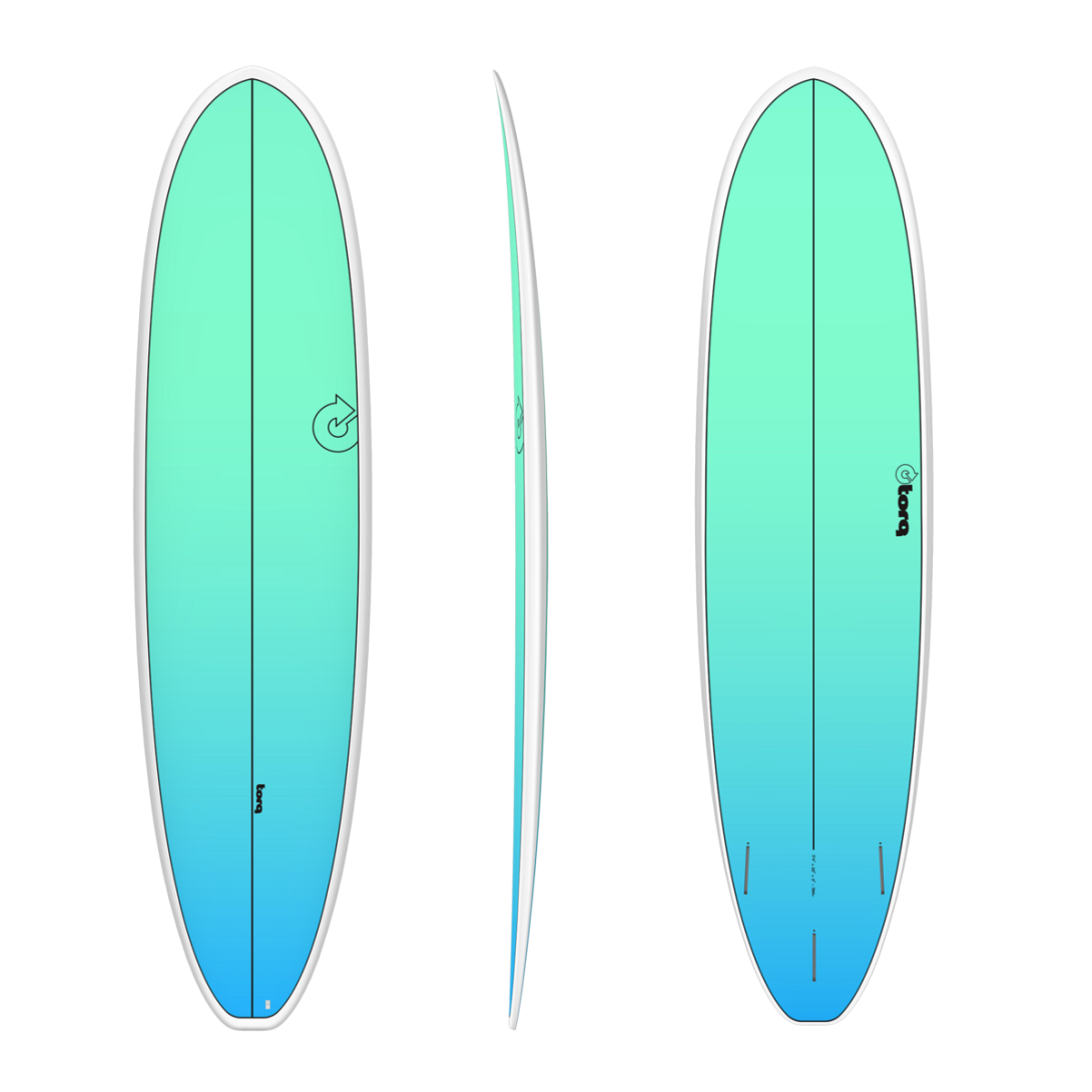 TORQ TET 7'4" FUN V+ RETRO FADE SEAGREEN 56LT