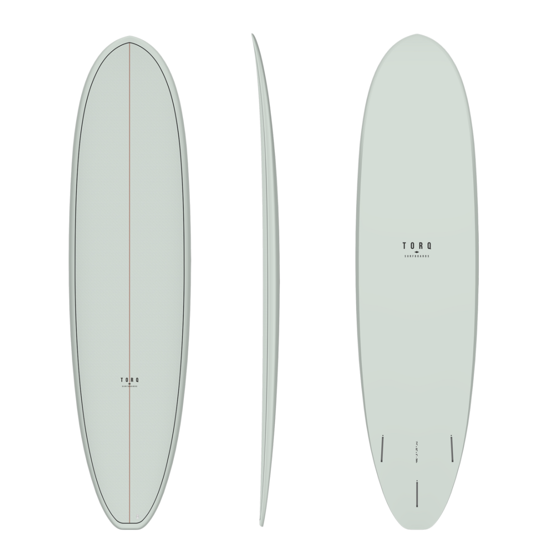 TORQ TET 7'4" FUN V+ CLASSIC COLOR OLIVE PATTERN 56LT