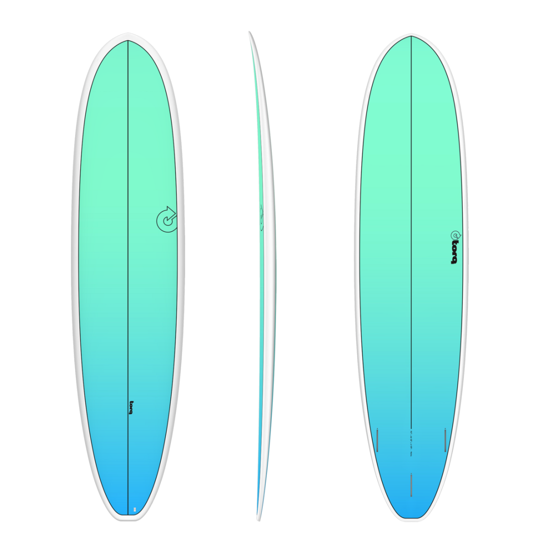 TORQ TET 8'2" MALIBU V+ RETRO FADE SEAGREEN 70.5LT