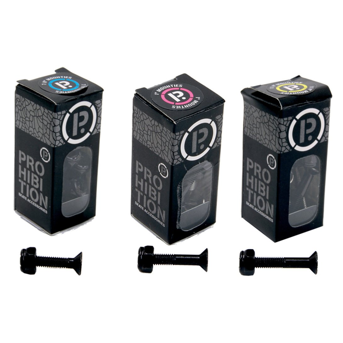 MOUNTIES SET VITI misure 7/8"  -  1"  -  1.1/8"