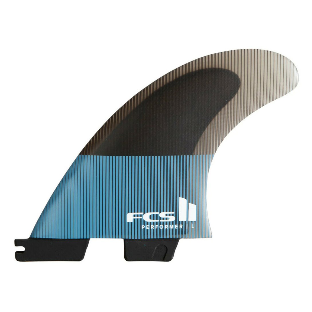 FCS II PERFORMER PC LARGE TRANQUIL BLU QUAD FINS*