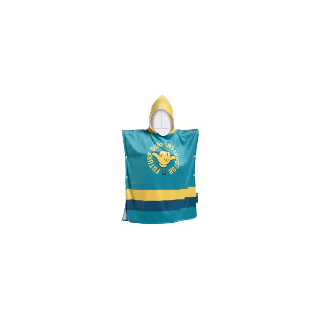 PONCHO BOY MADNESS TEAL MISURA 65X75