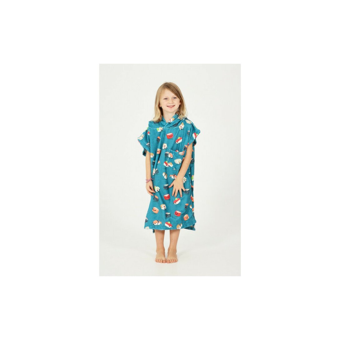 PONCHO AFTER TODDLER EMARALD SUSHI 4-8 ANNI (110-130 CM)