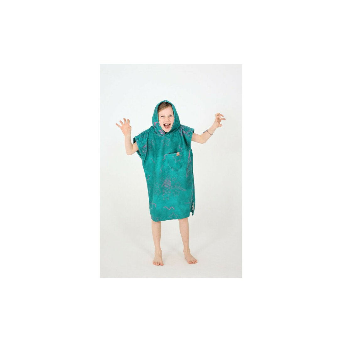 PONCHO AFTER TODDLER DINO 4-8 ANNI (110-130 CM)