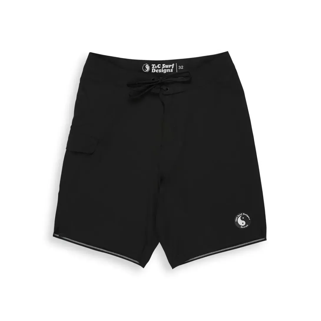 Modern Scalop 21''  Bshort Black