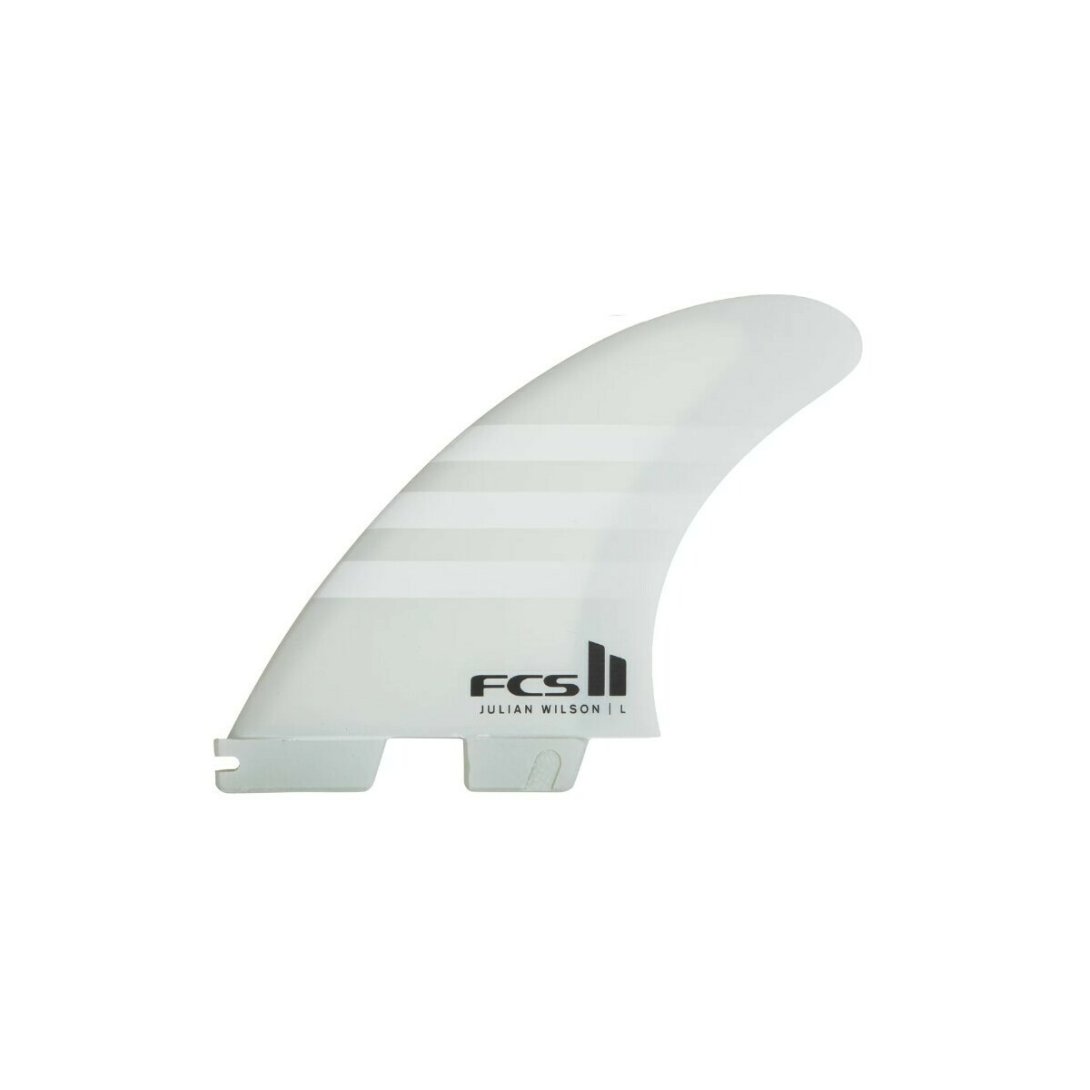 FCS II JULIAN WILSON PC MEDIUM WHITE/WHITE TRI FINS*