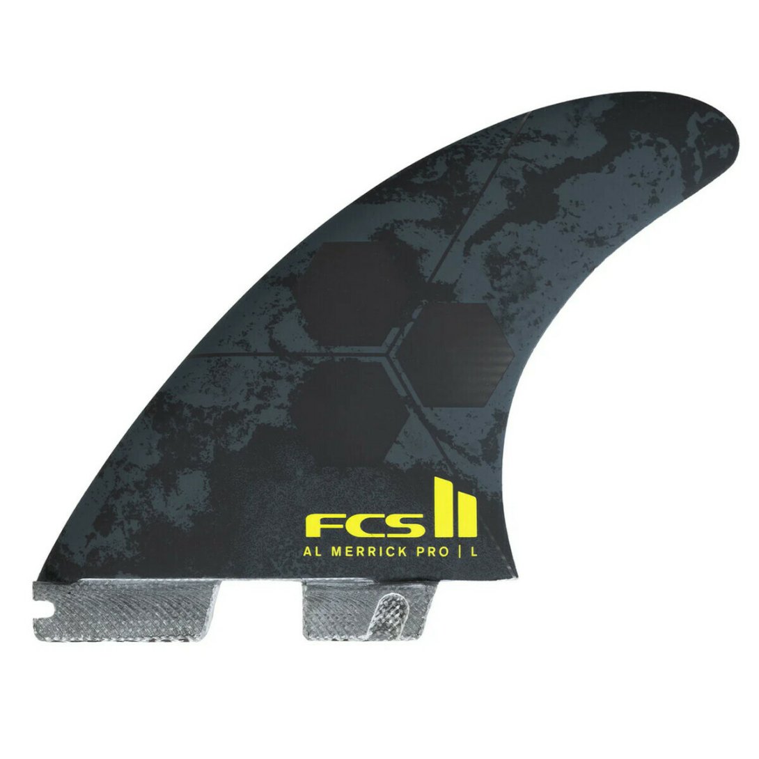 FCS II AL MERRICK PG MEDIUM BLACK ACID TRI FINS NEW