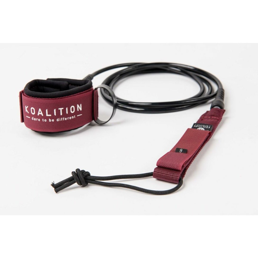 KOALITION LEASH REGULAR 9'' ANKLE DARK RED BLACK