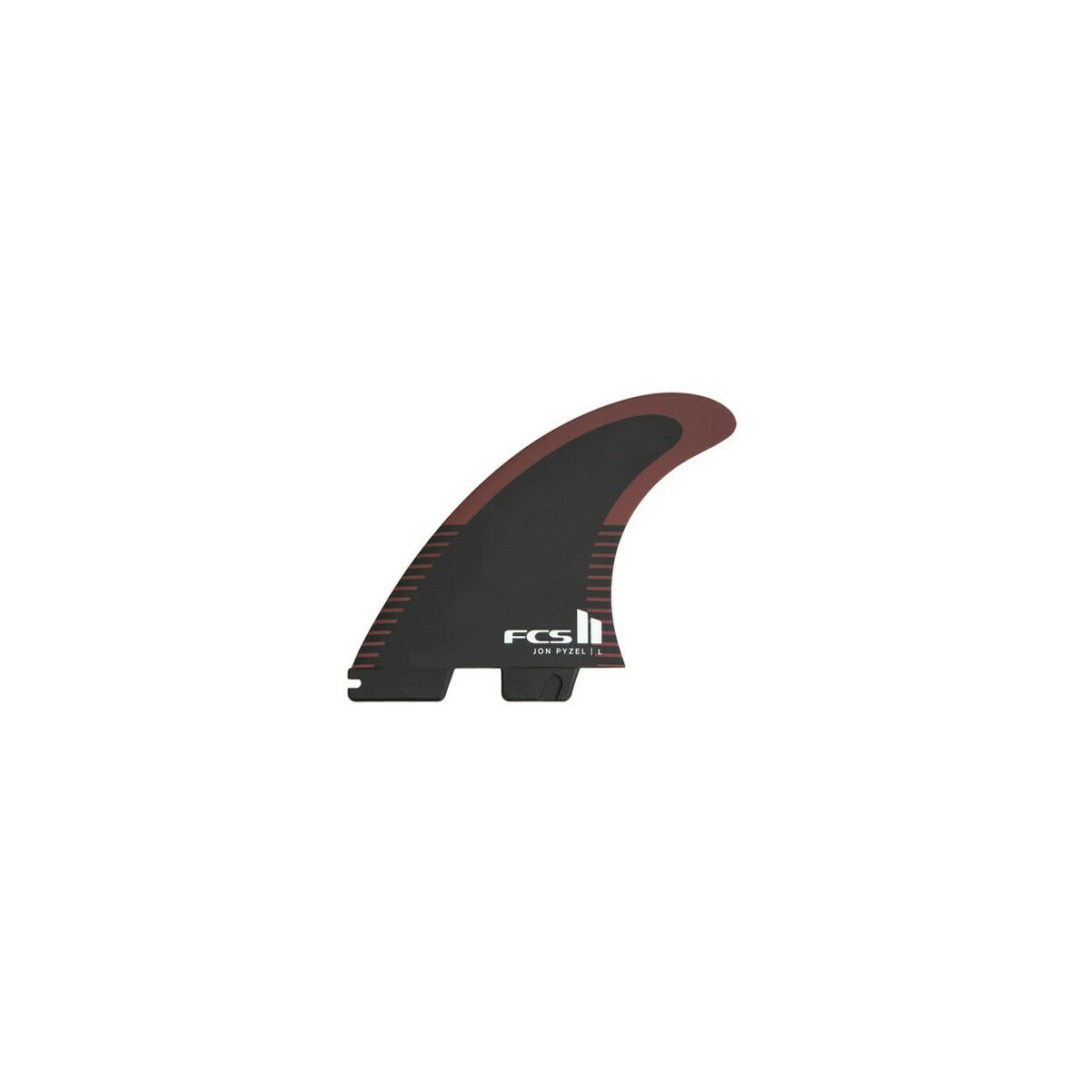 FCS II PYZEL PC MEDIUM BLACK/SHIRAZ QUAD REARS FINS NEW