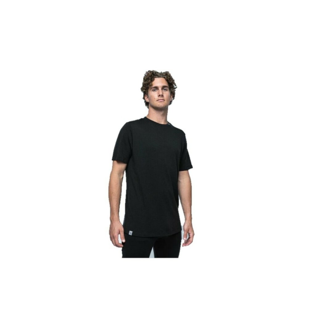 WOOLF TUV TEE-MEN-BLACK-S