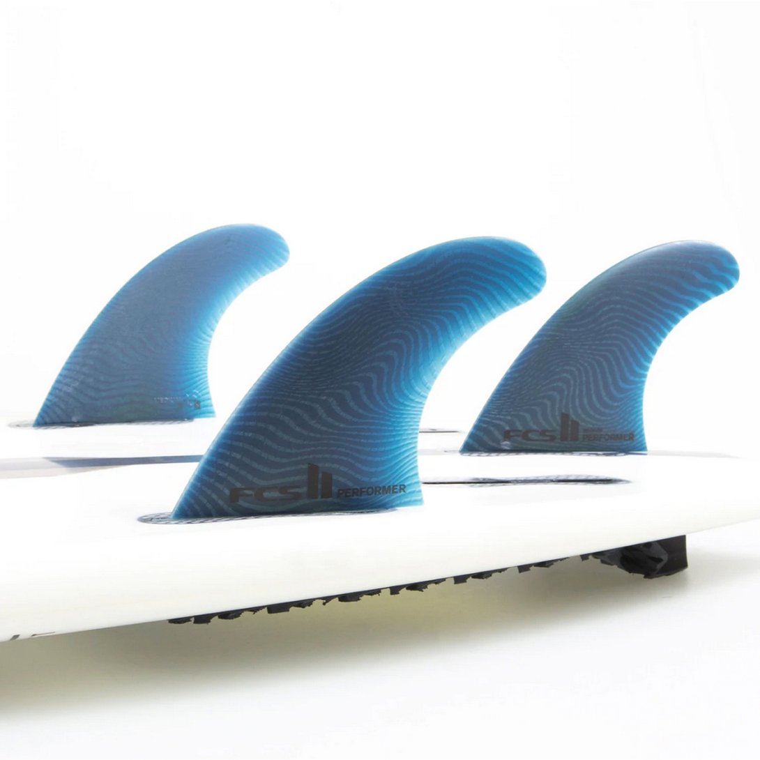 FCS II PERFORMER NEO GLASS LARGE PACIFIC TRI FINS